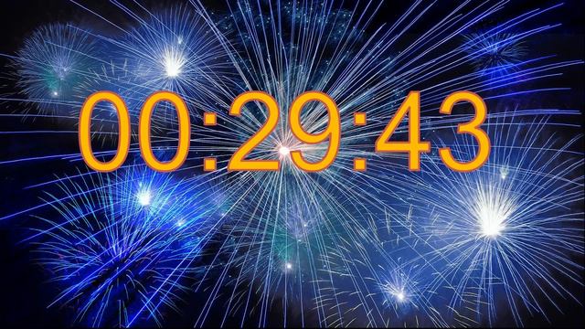 NEW YEAR COUNTDOWN 2024 last 1 Hour TIMER Countdown to 2024 Neujahr смотреть онлайн
