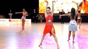 Взрослые Соло Леди (D) Latin финал: ча-ча-ча, самба, румба, джайв. «Осенний бал 2024» /бальные танцы