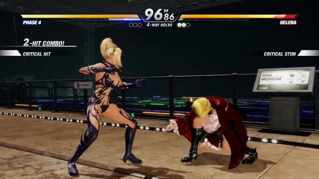 DOA6 mods Phase 4 (Fiend Blond Hair) vs Helena | CPU vs CPU (hardest level 8) смотреть онлайн