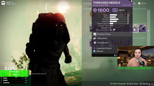 Xur Location and Exotics This week + Legendary Rolls | Destiny 2 смотреть онлайн