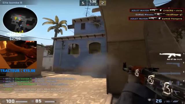 CS:GO | AREA - 4K HS ON MIRAGE смотреть онлайн