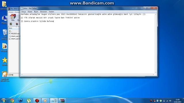 Pes 2015 (0xc0000142) hatası (KESİN ÇÖZÜM) смотреть онлайн