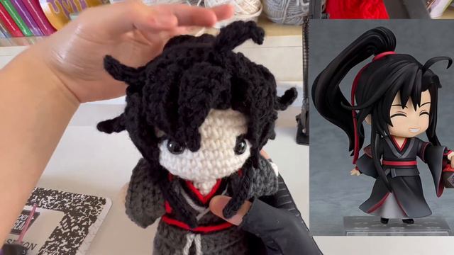 Wei Wuxian & Lan Wangji 💗 Mo Dao Zu Shi | Crochet Progress Vlog