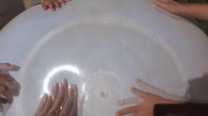Огромный надувной Шар БАБЛ БОЛЛ играем на улице с Алисой или A fun game for kids BUBBLE BALL