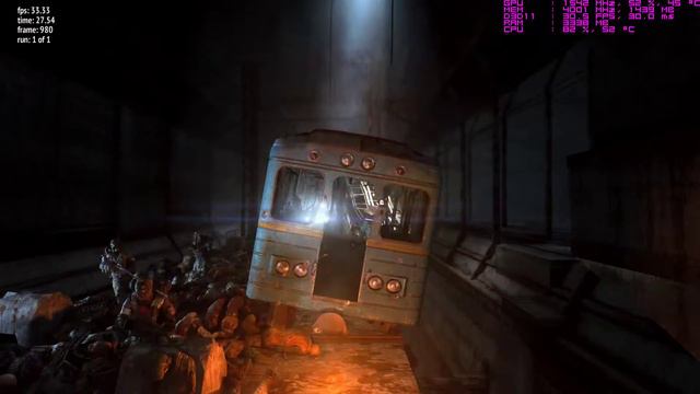 Metro Redux benchmark test gtx 980 OC + i5 760 OC смотреть онлайн