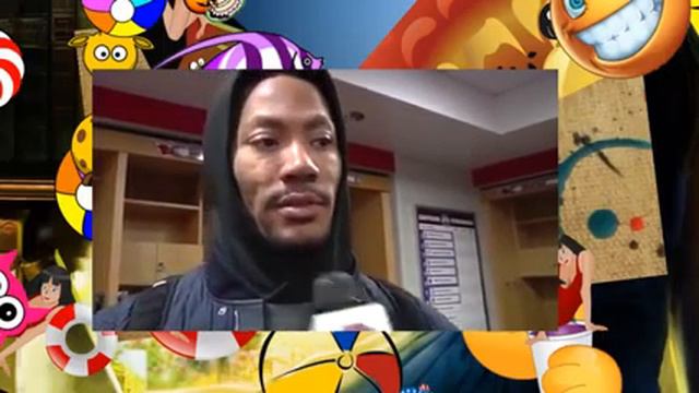 Derrick Rose Postgame Interview Bucks vs Bulls February 23, 2015 NBA 2014 15 Season смотреть онлайн