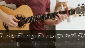 Everlasting Summer - Бесконечное Лето fingerstyle guitar + tabs