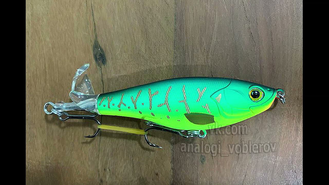 Копия воблера - River2sea Whopper Plopper (от KINGDOM) (90мм /110мм) - propbait Aliexpress