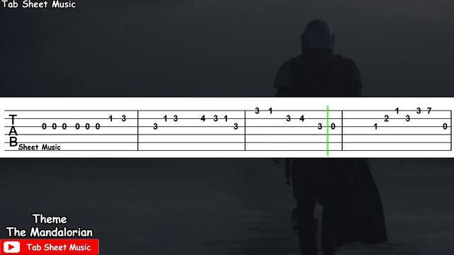 The Mandalorian - Main Theme Guitar Tutorial смотреть онлайн