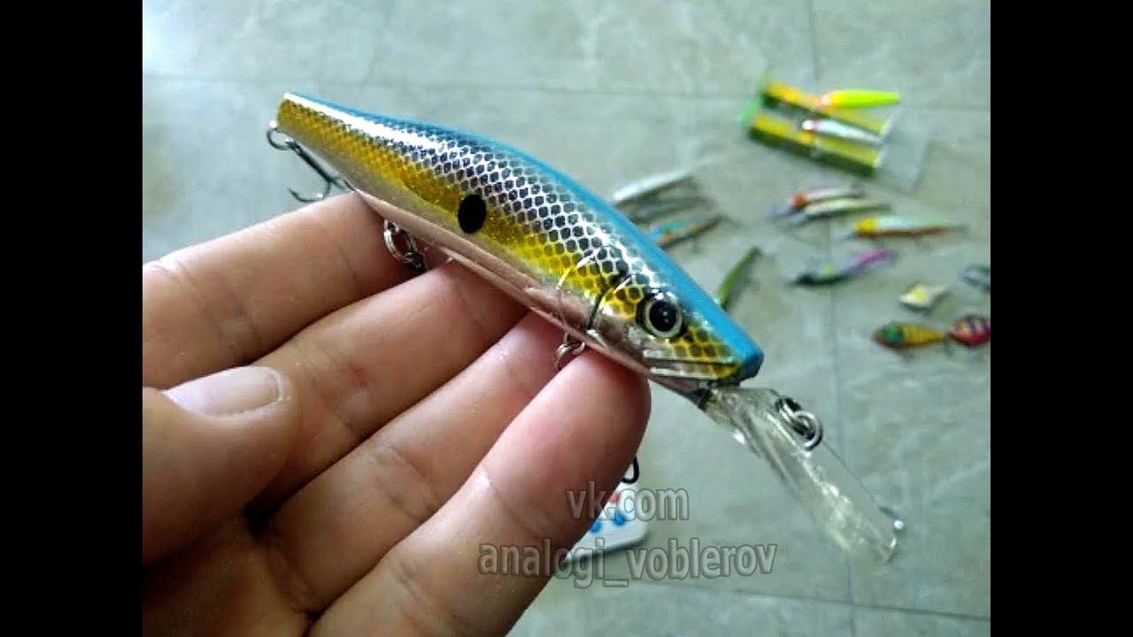 Копия - Gan Craft Ayuja Rest 128 SF (от wLure)  - Размашистый воблер миноу с АлиЭкспресс #lure