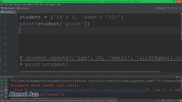 59.Python tutorial Dictionary الدوال смотреть онлайн