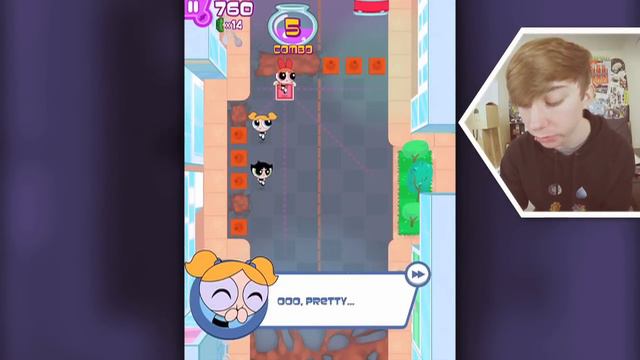 FLIPPED OUT - THE POWERPUFF GIRLS MATCH 3 PUZZLE / FIGHTING ACTION GAME (iPad Gameplay Video) смотреть онлайн