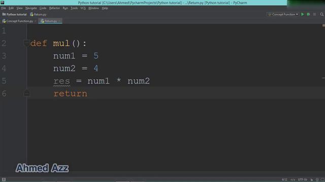 29.Python tutorial Concept Return смотреть онлайн