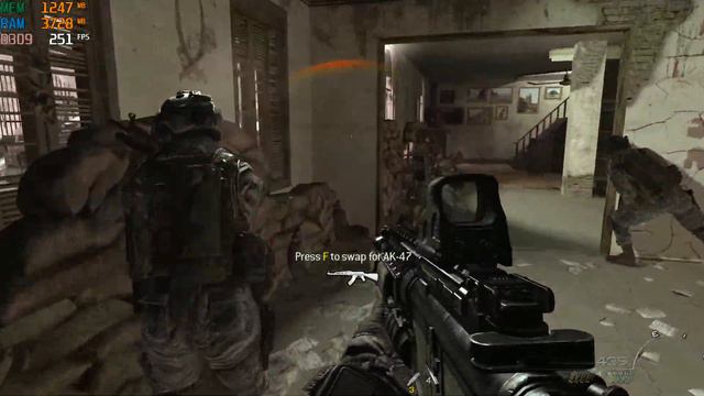 Call of Duty Modern Warfare 2 ULTRA GTX 1060 3gb i3 8100 8 RAM смотреть онлайн
