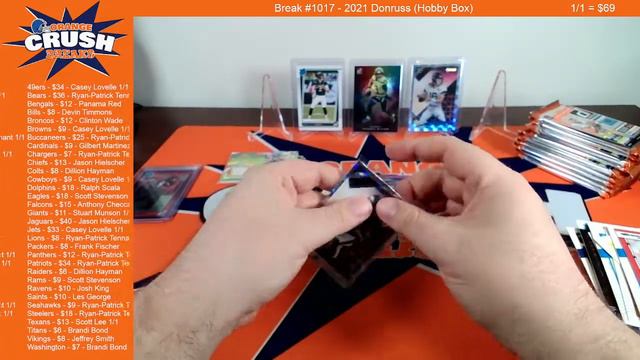 2021 Donruss (Hobby Box) [FB BREAK #1017] смотреть онлайн