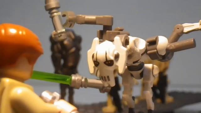 Lego Star Wars Obi-wan vs General Grievous смотреть онлайн