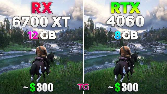 RTX 4060 Vs RX 6700 XT - Test In 10 Games | DLSS3 | 1440p