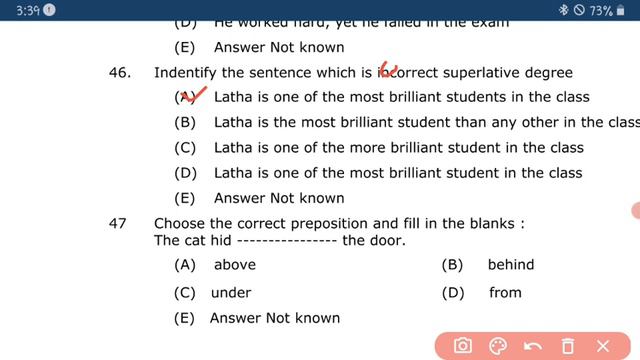 TNPSC GROUP 2 PRELIMINARY GENERAL ENGLISH OFFICIAL QUESTION PAPER DETAILED ANALYSIS
