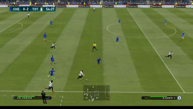 Chelsea FC vs Tottenham Hotpur/Pes 2017/london war смотреть онлайн