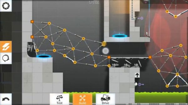 Bridge Constructor Portal Level 20 Walkthrough