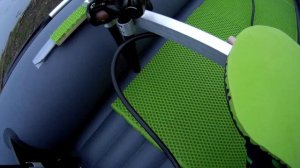 Разгрузка лодки  Grouper 335W с багажника