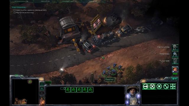StarCraft 2 Mission 1 - Liberation Day смотреть онлайн