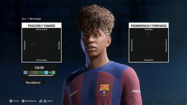 EA FC 24 FACE LAMINE YAMAL + STATS - Pro Clubs Face Creation - CAREER MODE - LOOKALIKE BARCELONA