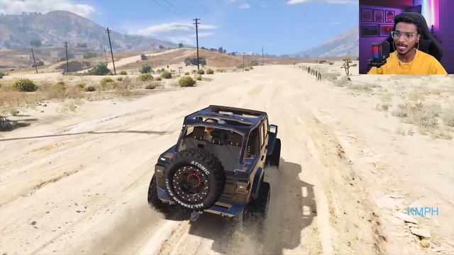 OFFROAD RACE WITH JEEP IN GTA 5 | GTA 5 IN TELUGU смотреть онлайн