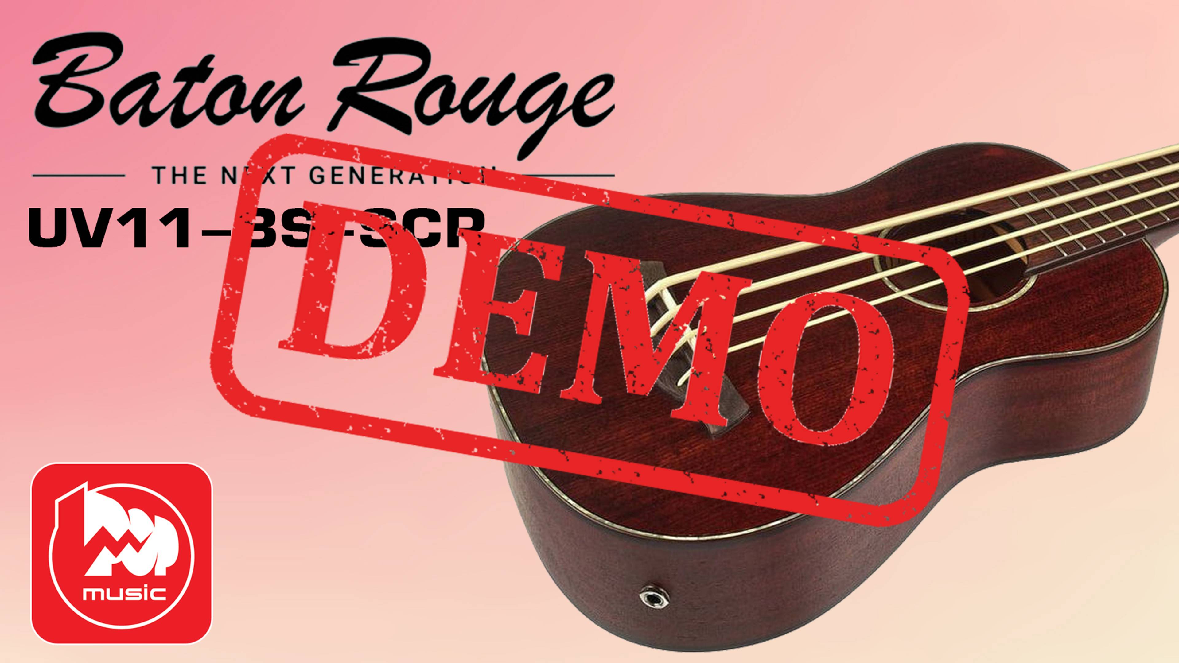 Бас-укулеле BATON ROUGE UV11-BS-SCR - демонстрация звучания