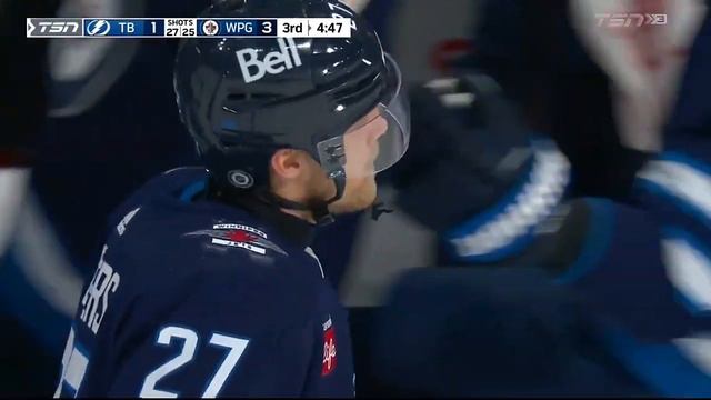 Andrei Vasilevskiy's mistake leads to Jets game winner vs Lightning (2 jan 2024) смотреть онлайн