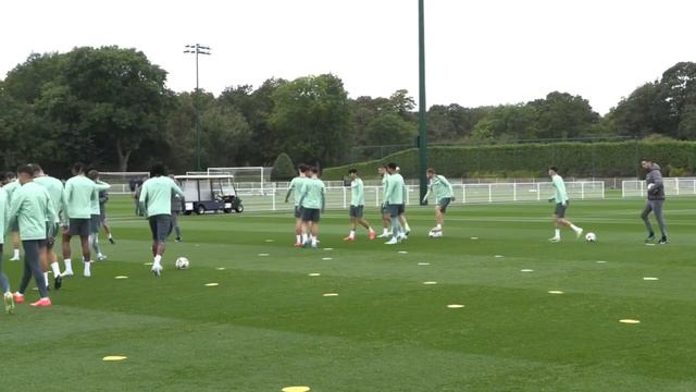 Тренировка Тоттенхэма - Разминка + Активационные упражнения с мячом смотреть онлайн