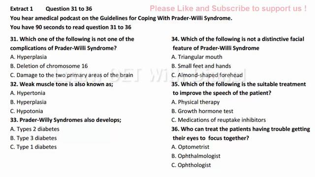 OET 2.0 Updated Listening Test With Answers | Test 18  OET Listening Sample For  Nurses/Doctors