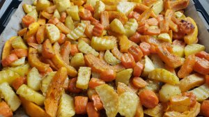 Тыква с картофелем в духовке. Блюдо из тыквы быстро и вкусно! Что приготовить из тыквы.