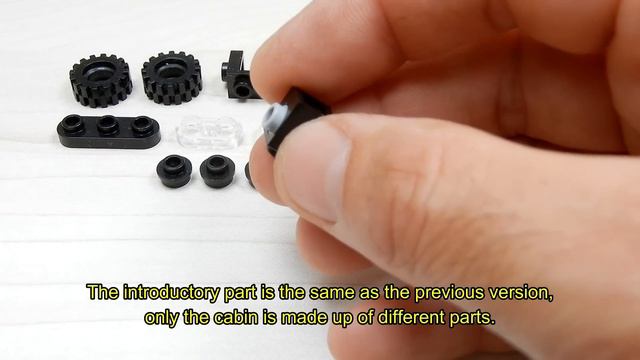 How To Build A Small Tractor With Plow And Flatbed  (Lego Toy) #lego #buildingblocks #howto