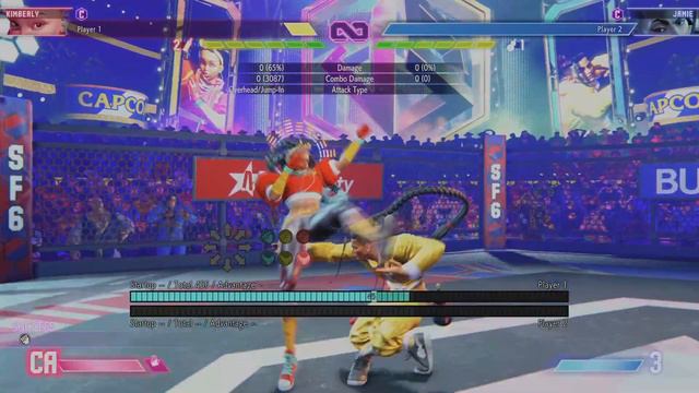 SF6 Kimberly midscreen safe jump or cross up смотреть онлайн