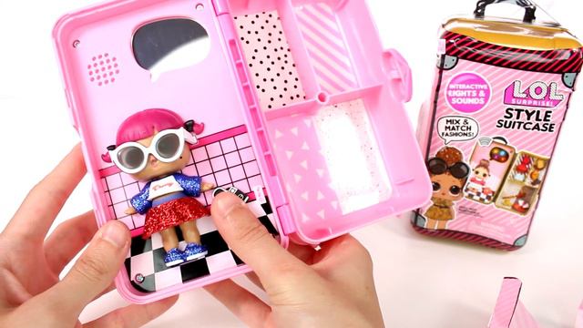 LOL Surprise Style Suitcase Cherry and Boss Queen Unboxing Toy Review смотреть онлайн
