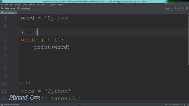 23.Python tutorial Loop while العباره التكراريه смотреть онлайн