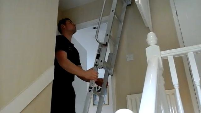 Aluminium Ladder Installation - Loft Ladder Scotland смотреть онлайн