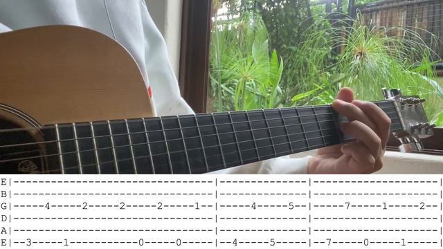 GUITAR TABS | Longing - Gustavo Santaolalla