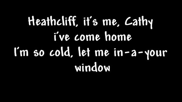 Kate Bush - Wuthering Heights Lyrics