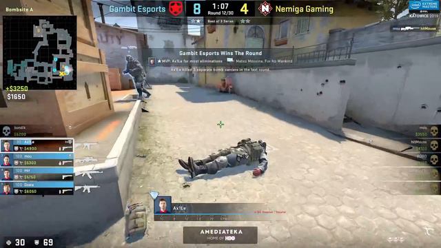 Gambit vs Nemiga - IEM Katowice CIS Minor - map2 - de_inferno [Anishared & MintGod] смотреть онлайн