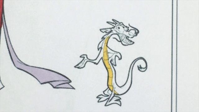 Coloring Disney Mulan & Mushu - Mulan Coloring Pages For Kids