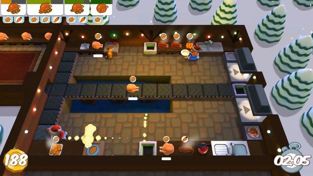 Overcooked [DLC] - Festive Seasoning - #11 - To '1-8'