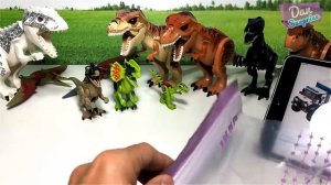 ALL LEGO DINOSAURS FROM JURASSIC WORLD! Indoraptor, Indominus Rex, T-Rex, Carnotaurus & more!