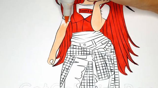 Coloring | Ruby | Rainbow High