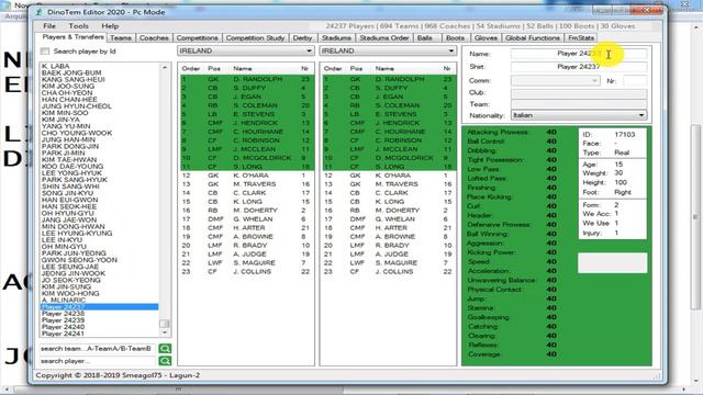 Como criar Jogador do zero Usando DinoTem Editor v21!!! PES 2021 смотреть онлайн