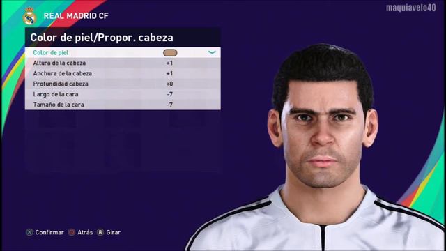 F. HIERRO face+stats (Europe Classics) How to create in PES 2021 смотреть онлайн