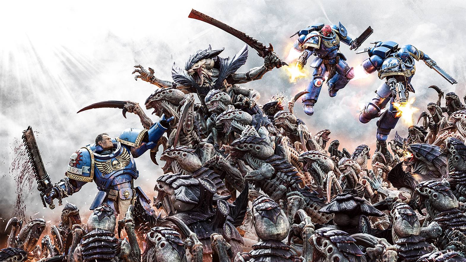 Warhammer 40000 - Space Marine 2 Часть №6 Слуга Машины 1-й отряд (18+) Без комментариев смотреть онлайн