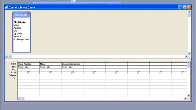 Create Query in Design View смотреть онлайн