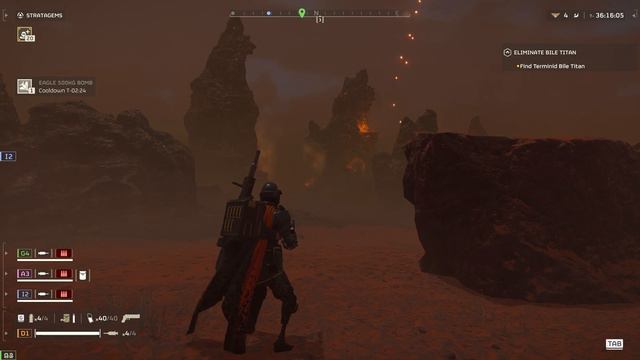 Helldivers 2 - Bile titan vs 500kg diplomacy смотреть онлайн